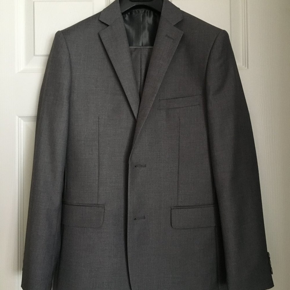 Boys Ash & Maui Gray Suit, Size 14 Slim